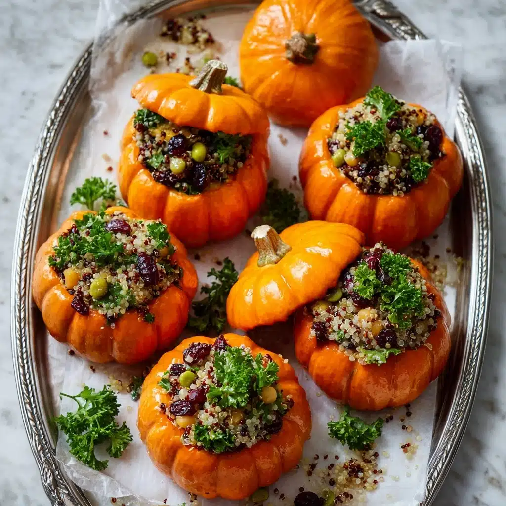 Stuffed Mini Pumpkins Recipe - Recipe Image