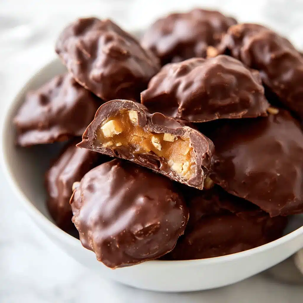 Easy Christmas Pecan Turtles Recipe - Recipe Image