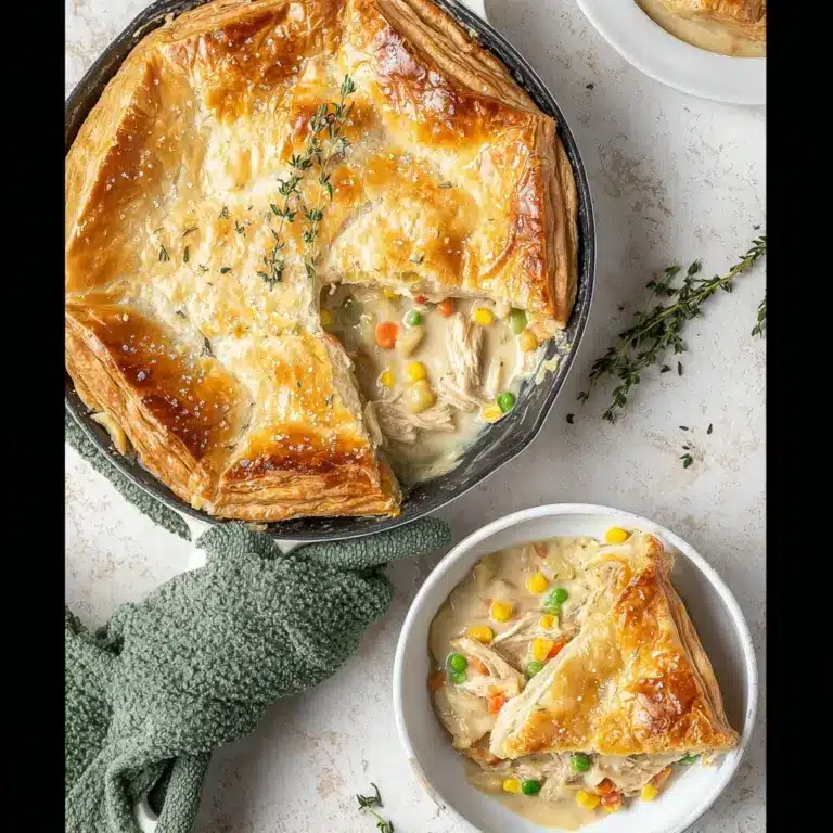 Skillet Chicken Pot Pie Recipe