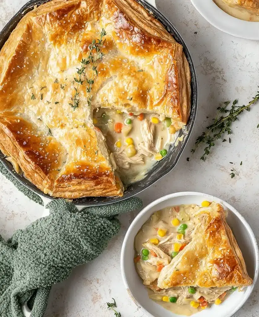 Skillet Chicken Pot Pie Recipe