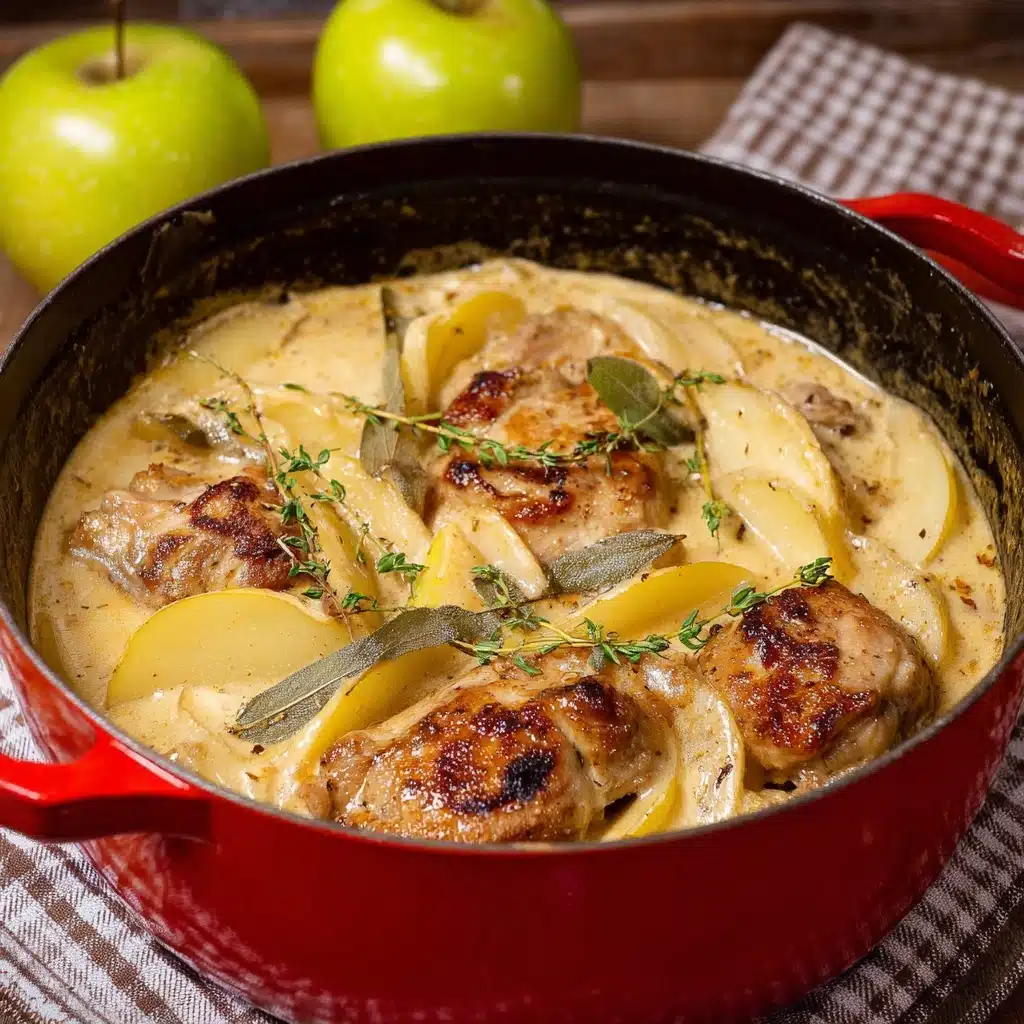 Normandy Chicken - French Apple Cider Chicken Recipe - Recipe Image