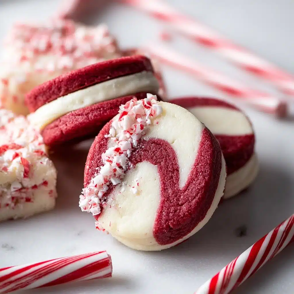 Peppermint Butter Cookie Sandwiches Recipe - Recipe Image