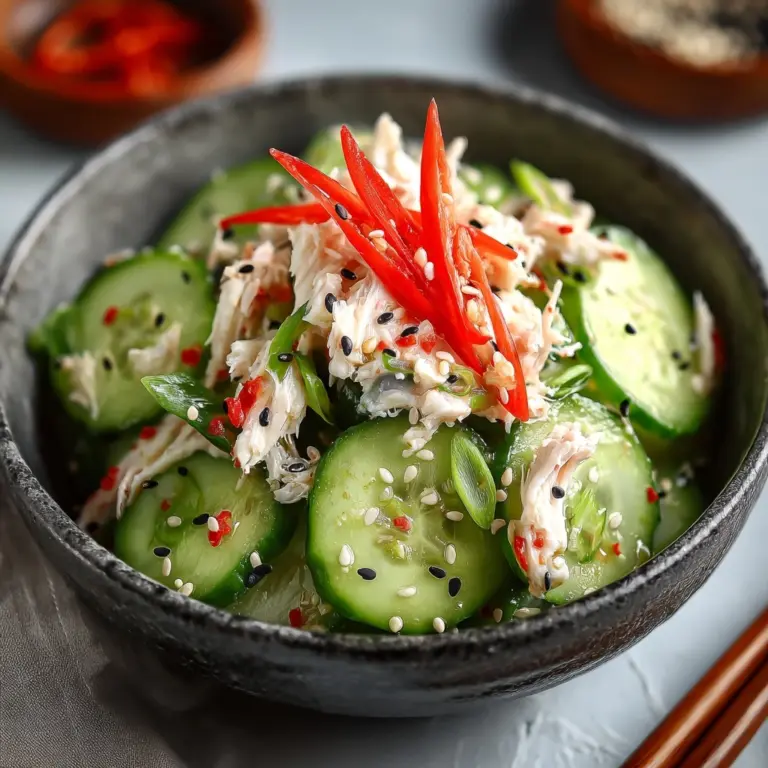 California Roll Cucumber Salad Recipe