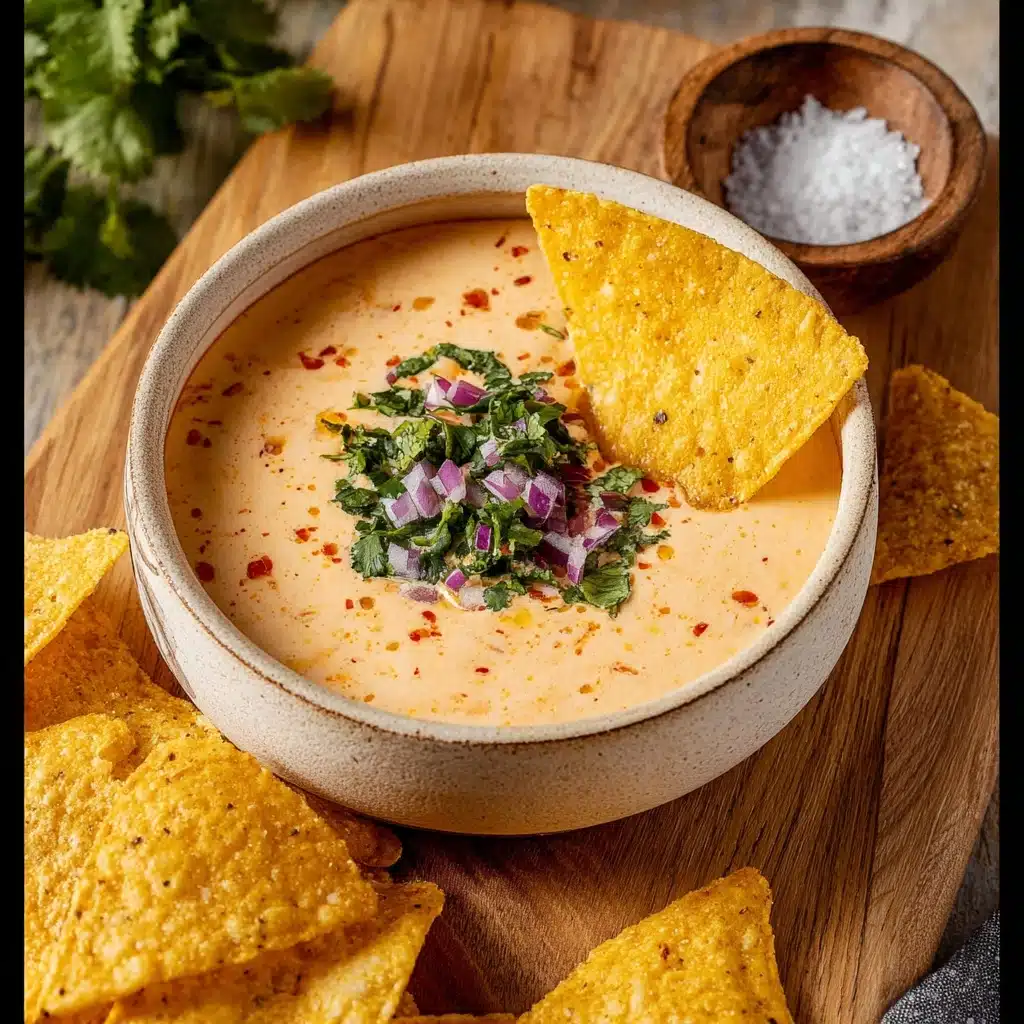 Viral TikTok Cottage Cheese Queso Dip Recipe - Recipe Image