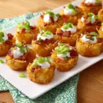 Tater Tot Appetizer Cups Recipe