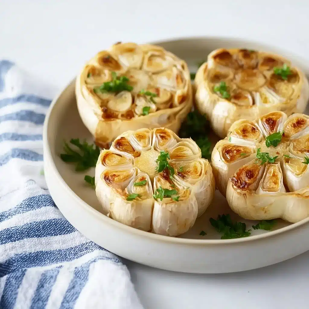 Roasted Air Fryer Garlic Bulbs Recipe - Recipe Image