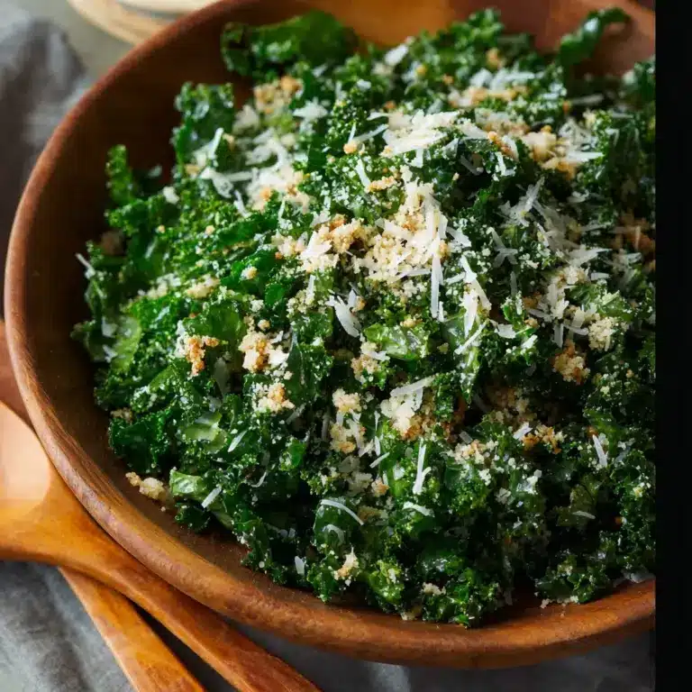 Lemon Parmesan Kale Salad Recipe