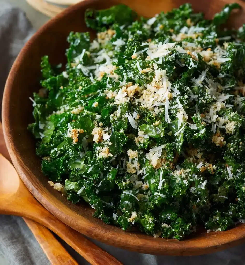 Lemon Parmesan Kale Salad Recipe