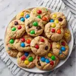 Peanut Butter M&M Chocolate Chip Cookies Recipe
