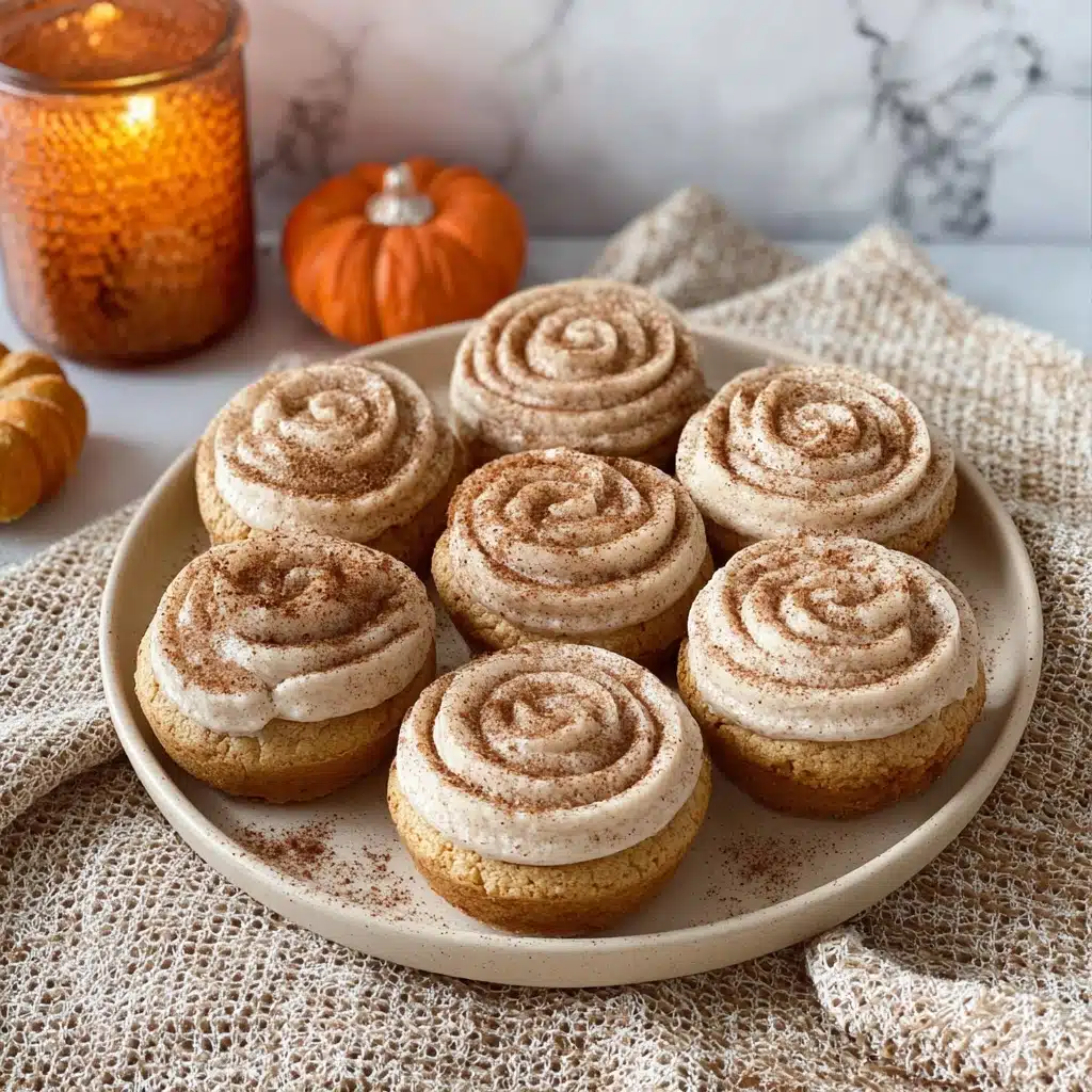 Soft Pumpkin Cookies with Cinnamon Frosting Recipe