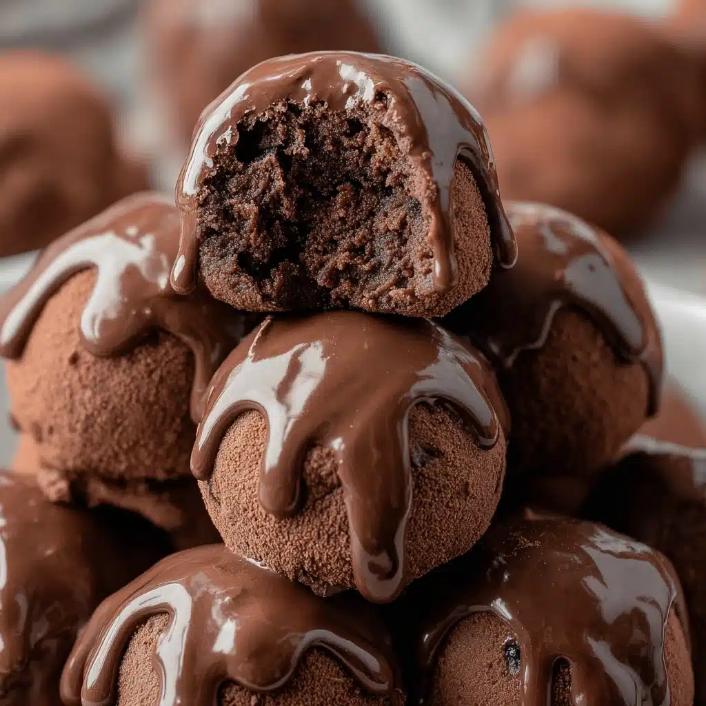 No-Bake Cottage Cheese Brownie Batter Protein Bites Recipe - Recipe Image