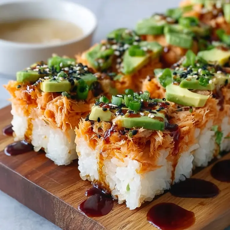 Spicy Salmon Sushi Bake Recipe
