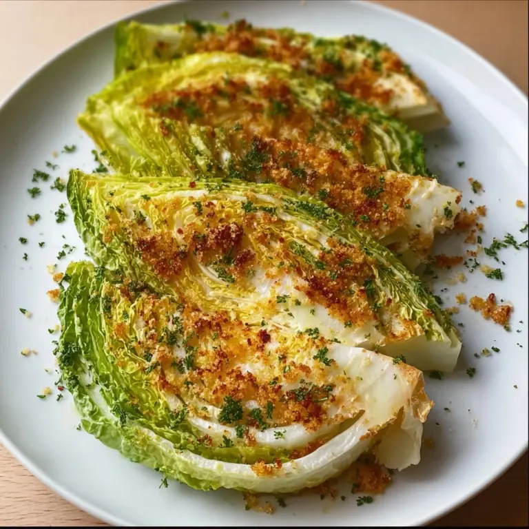 Air Fryer Cabbage Wedges