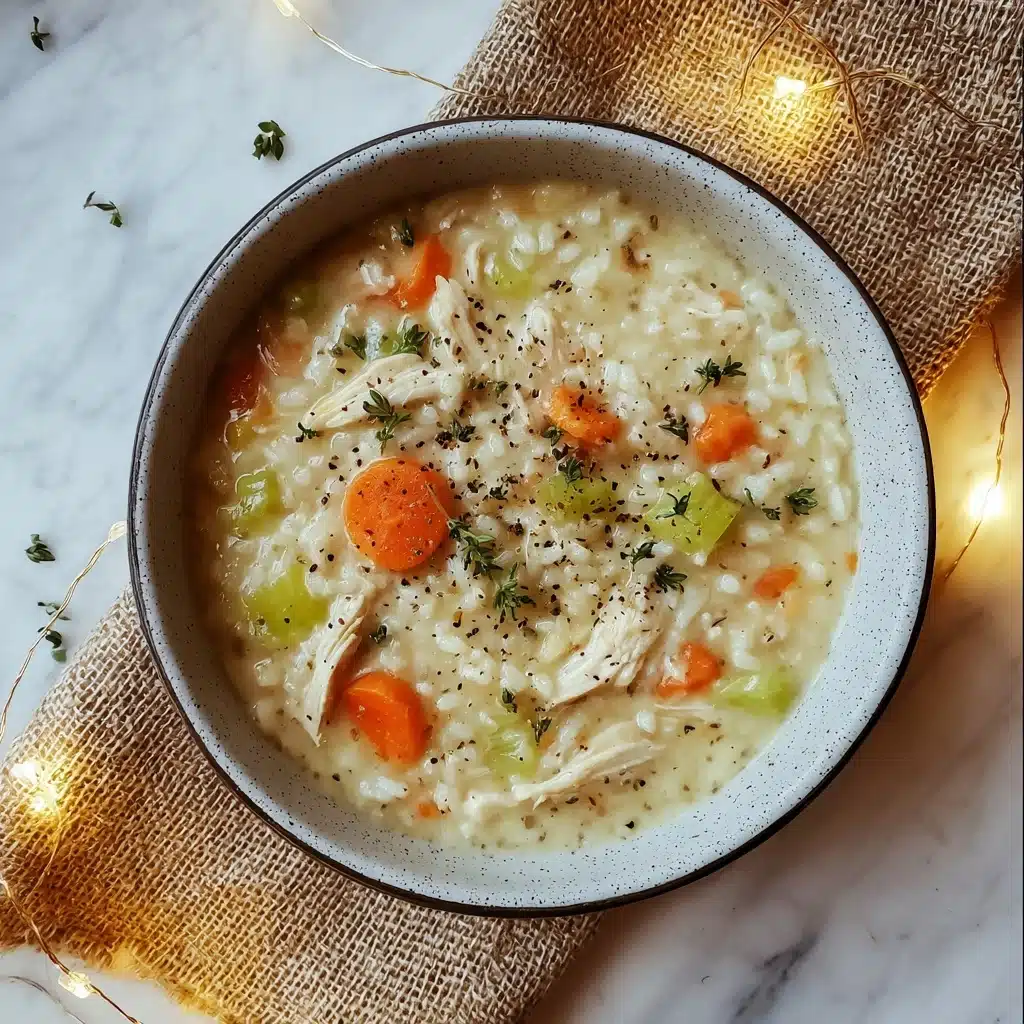 Creamy Chicken and Rice Soup