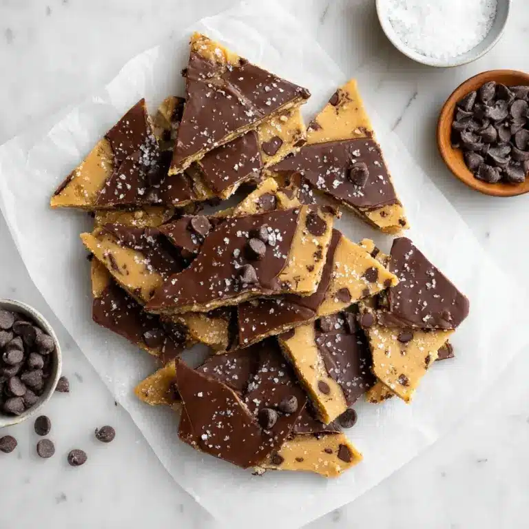 Healthy Cookie Dough Bark