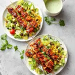BBQ Chicken Skewer Salad