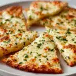 Air Fryer Cheesy Tortilla Garlic Bread Recipe