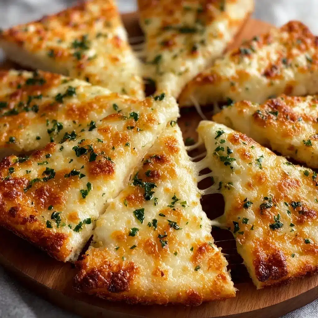 Air Fryer Cheesy Tortilla Garlic Bread Recipe - Recipe Image