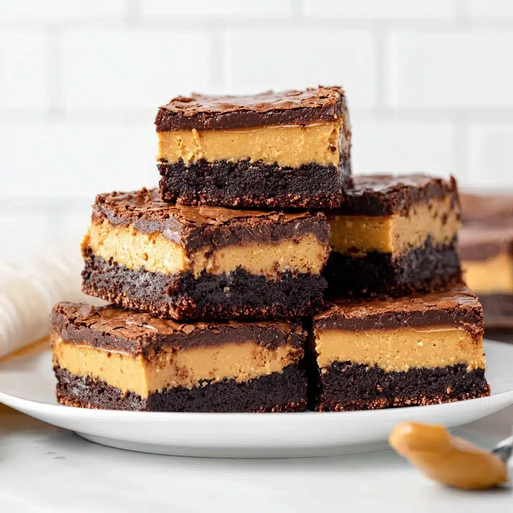 Peanut Butter Stuffed Brownies Recipe - Recipe Image