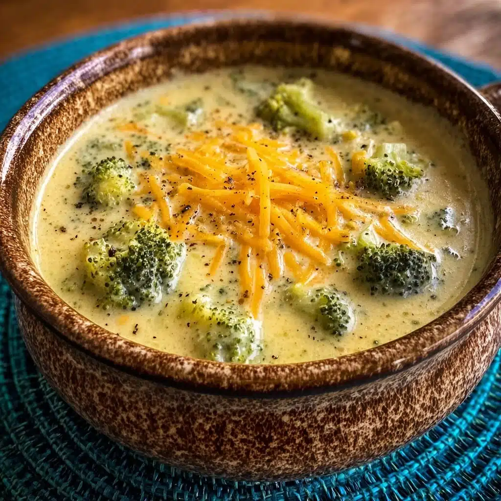 Easy Crock Pot Potato Broccoli Cheddar Soup Recipe - Recipe Image