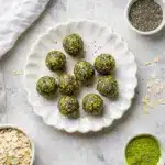 No-Bake Matcha Protein Balls Recipe
