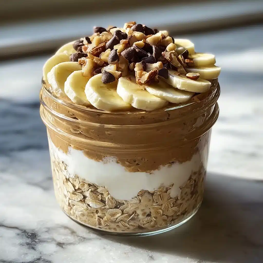 High-Protein Peanut Butter Overnight Oats Recipe