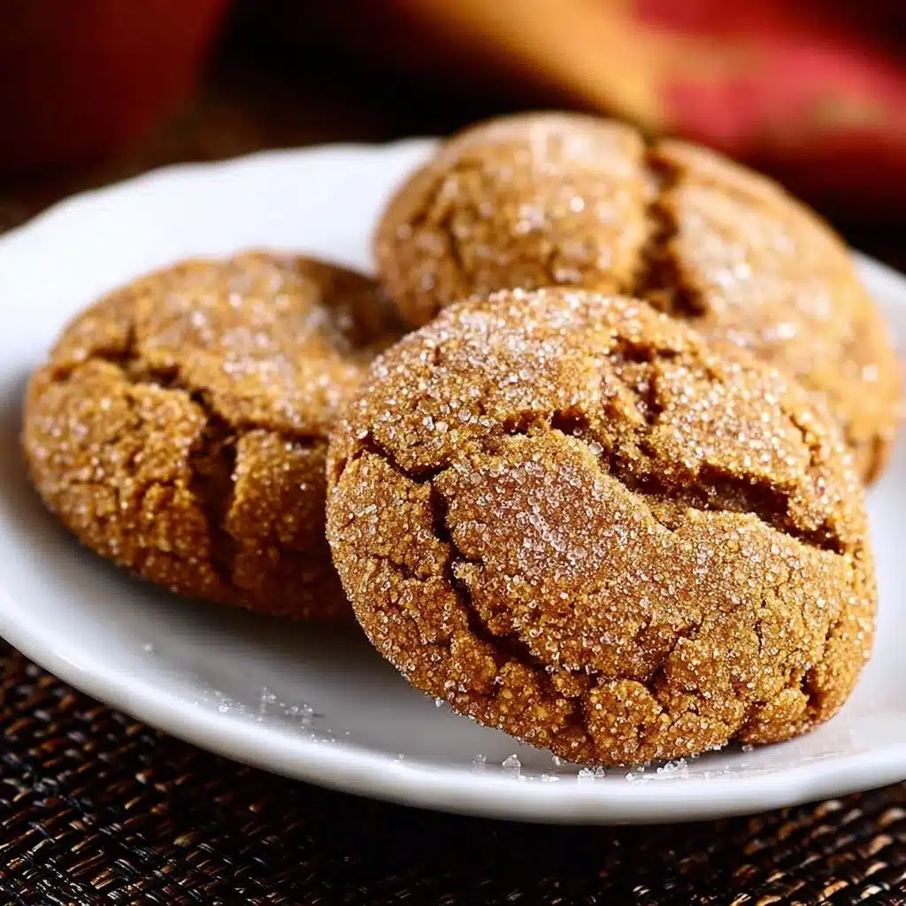 Soft Batch Apple Cider Gingersnap Cookies Recipe - Recipe Image