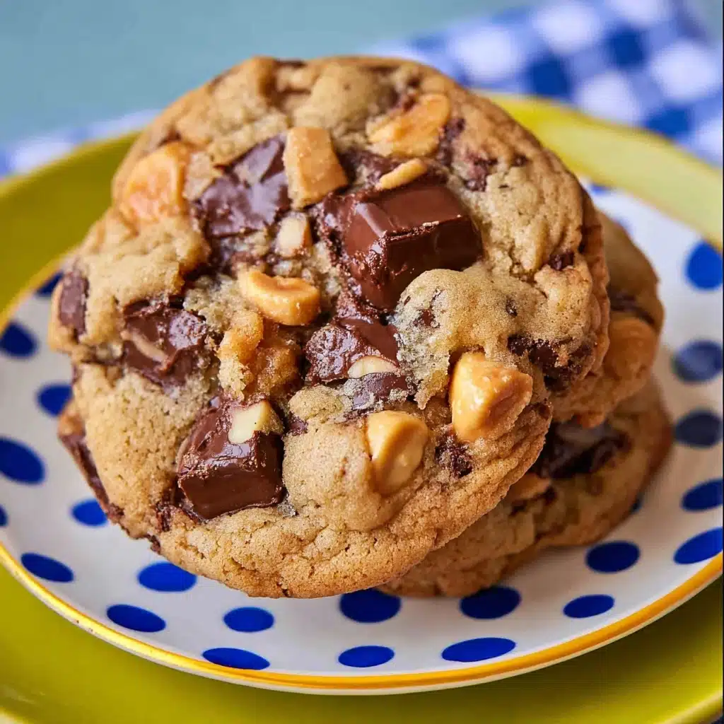 Peanut Butter Snickers Cookies Recipe - Recipe Image