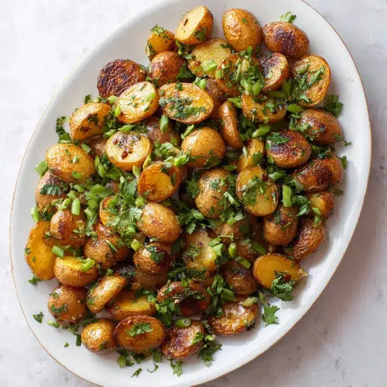 Crispy Potatoes with Garlic Butter and Herbs Recipe