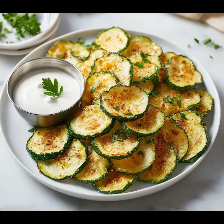 Air Fryer Zucchini Chips Recipe