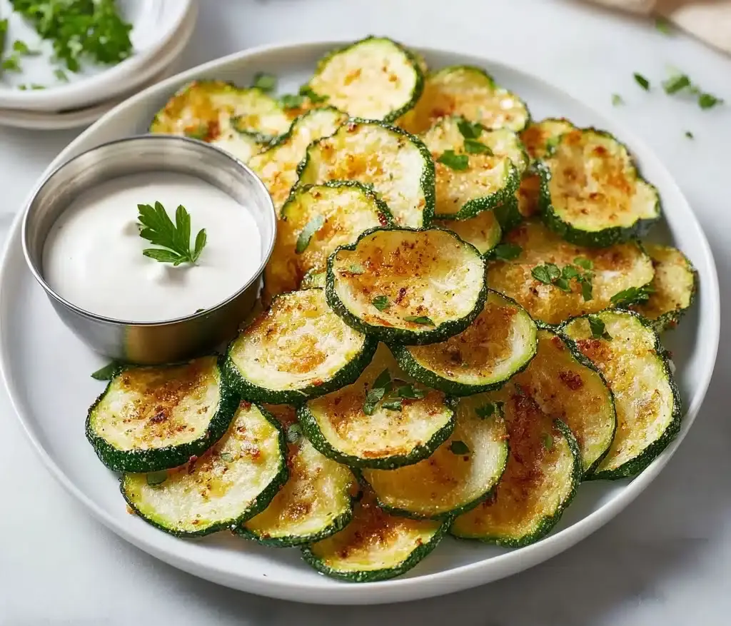 Air Fryer Zucchini Chips Recipe