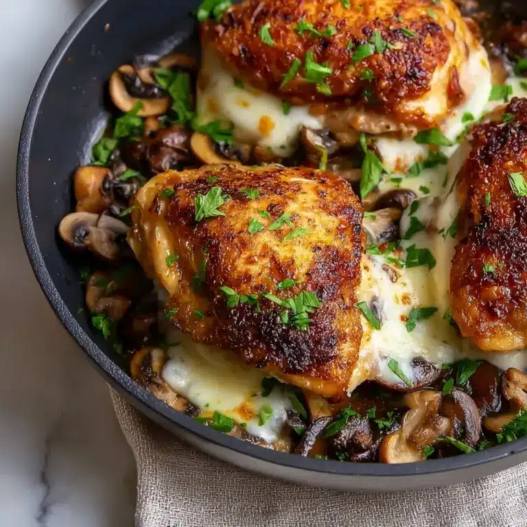 Mushroom Stuffed Chicken Breast Recipe