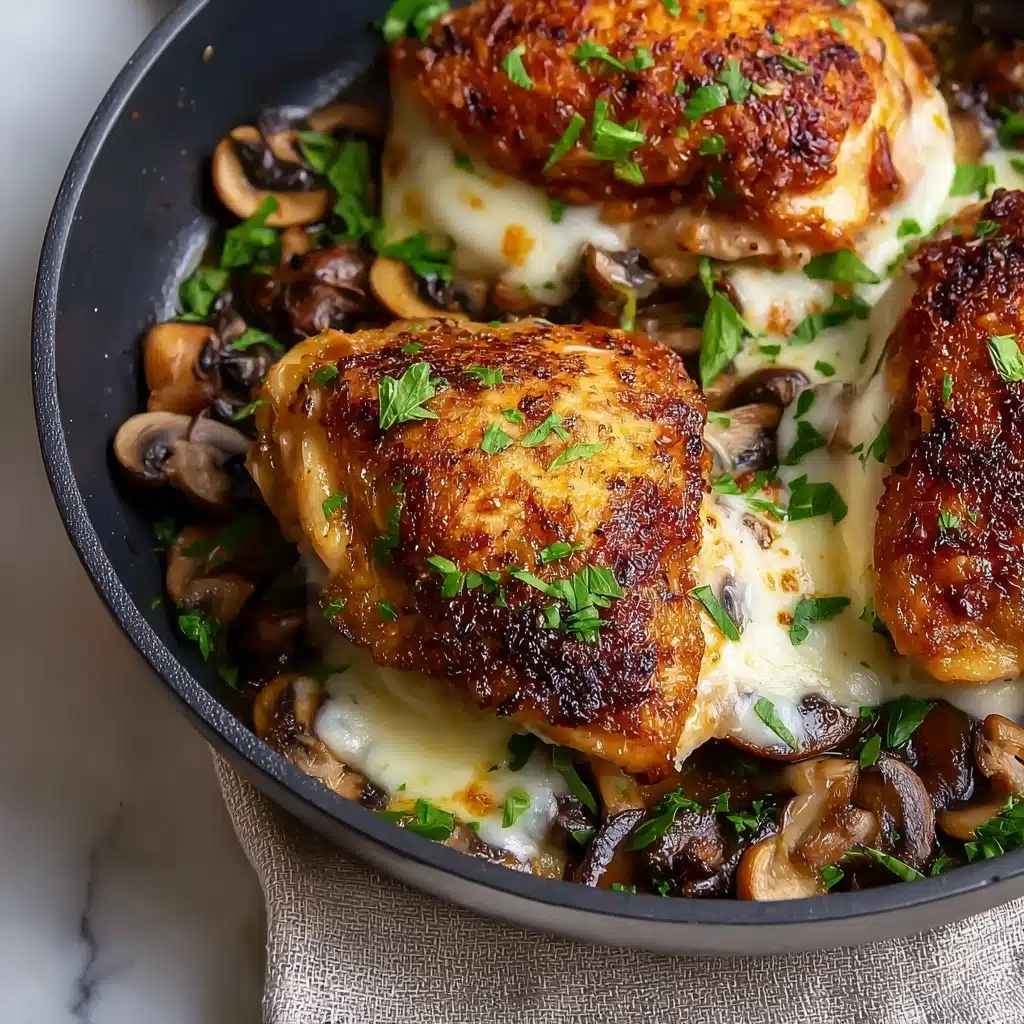 Mushroom Stuffed Chicken Breast Recipe - Recipe Image