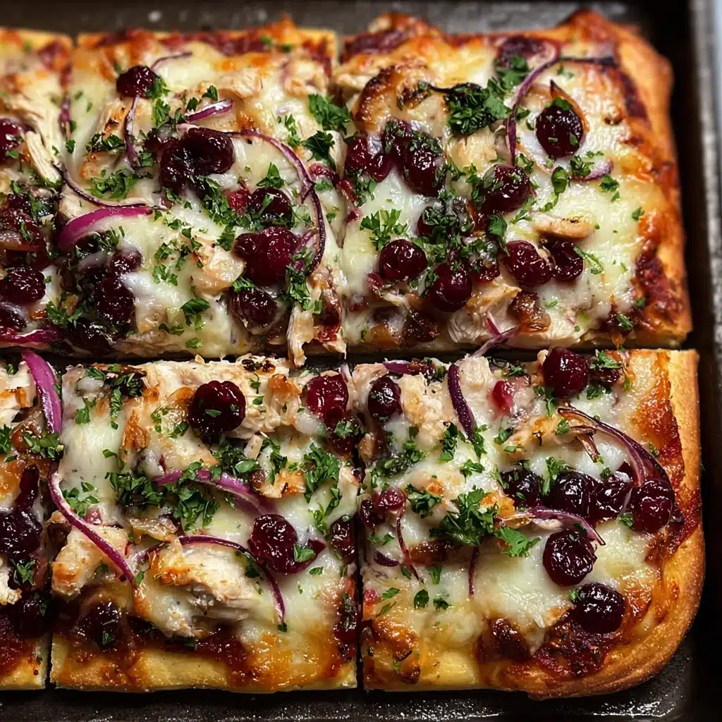 Cranberry Chicken & Brie Pizza Recipe - Recipe Image