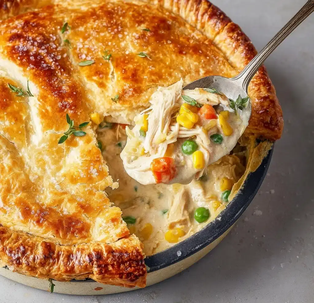 Skillet Chicken Pot Pie Recipe