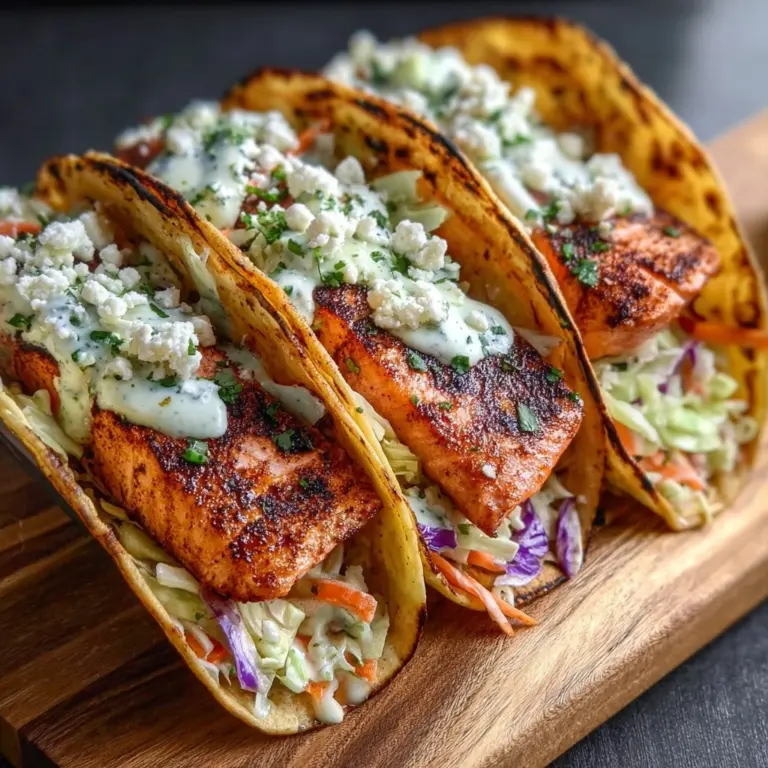 Air Fryer Salmon Tacos Recipe