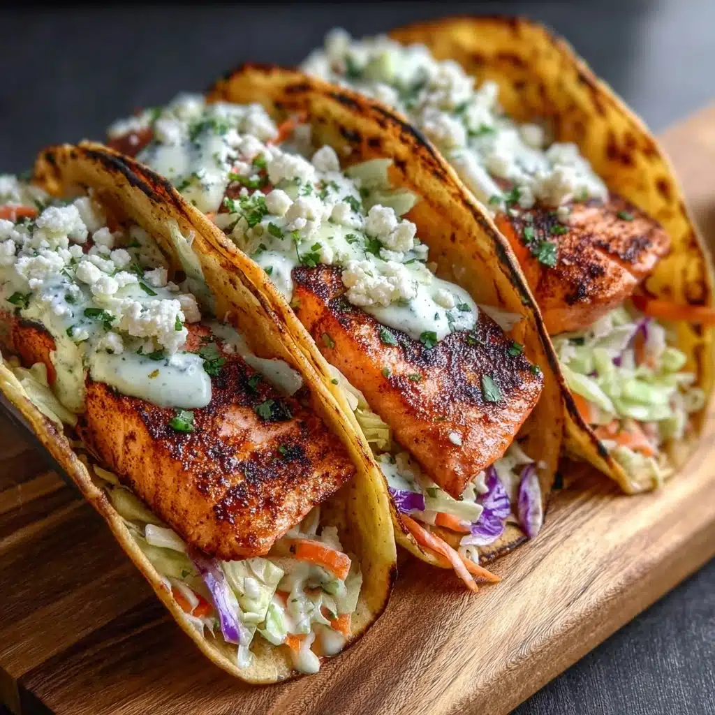 Air Fryer Salmon Tacos Recipe - Recipe Image
