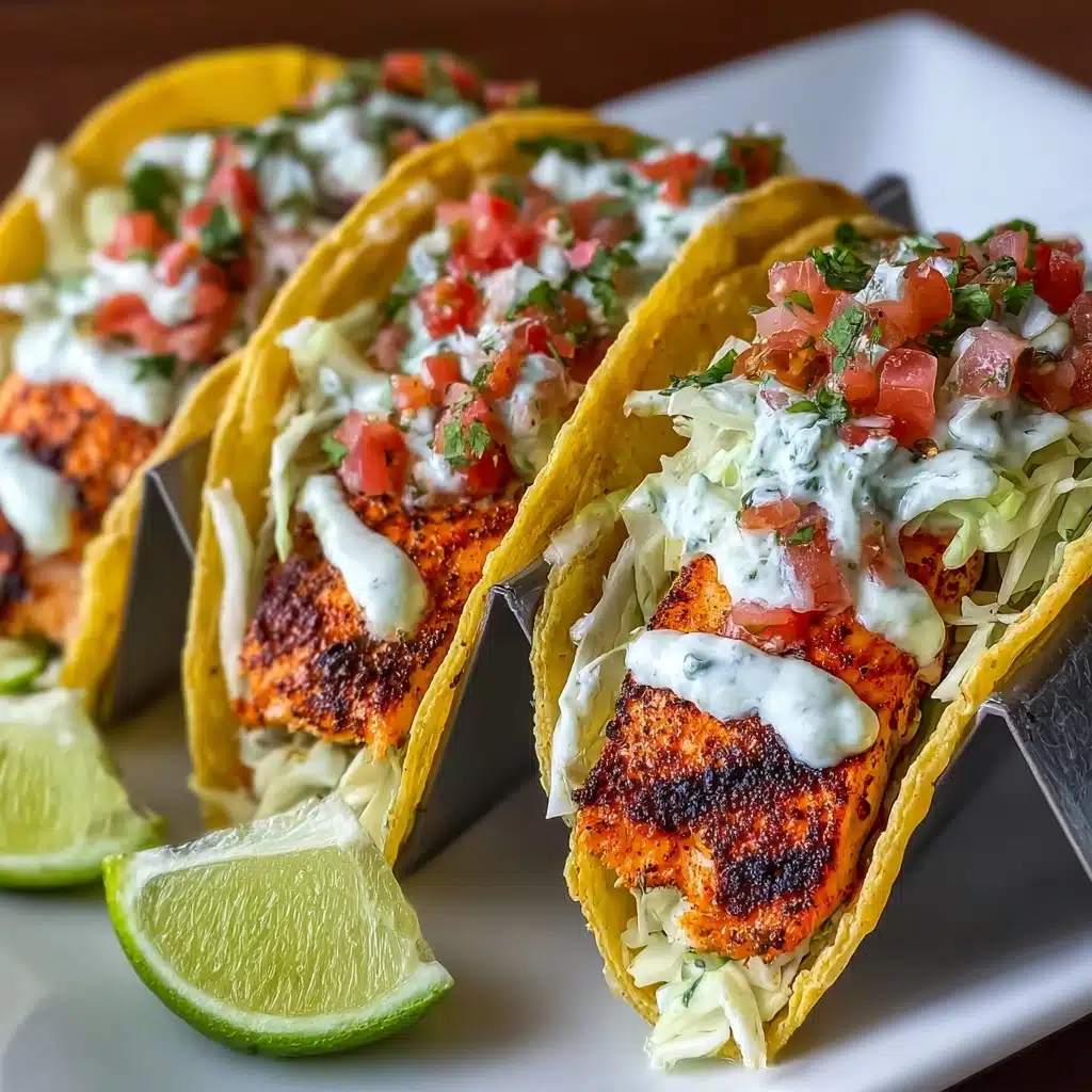 Air Fryer Salmon Tacos Recipe - Recipe Image