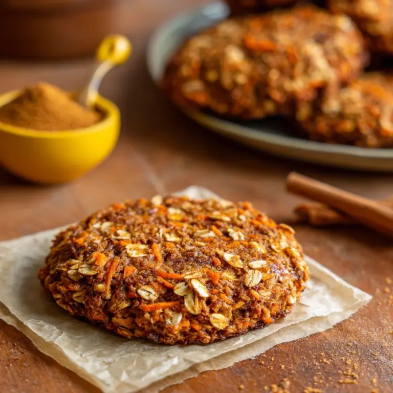 Healthy Carrot Cake Oatmeal Cookies Recipe