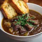 French Onion Beef Short Rib Soup Recipe