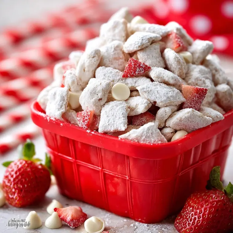 Strawberry Shortcake Puppy Chow Recipe