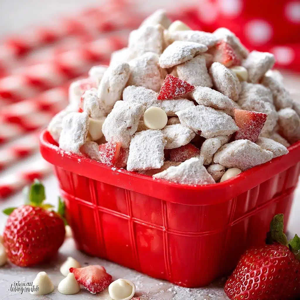Strawberry Shortcake Puppy Chow Recipe