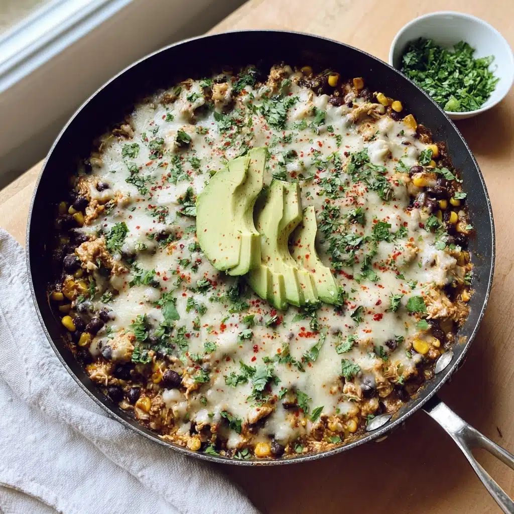 Salsa Verde Chicken & Rice Skillet Recipe