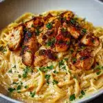 Irresistibly Easy Cowboy Butter Chicken Linguine Recipe