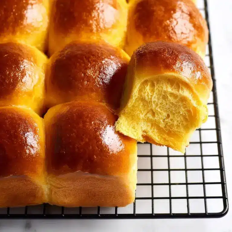 Fluffy Pumpkin Dinner Rolls Recipe