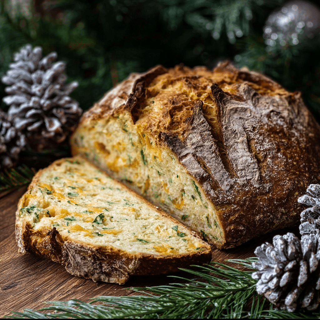 Cheddar and Herb Soda Bread Recipe - Recipe Image
