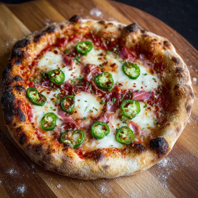 Spicy Jalapeño Ranch Pizza Recipe