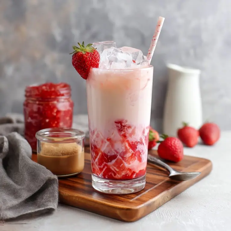 Korean Strawberry Milk Recipe