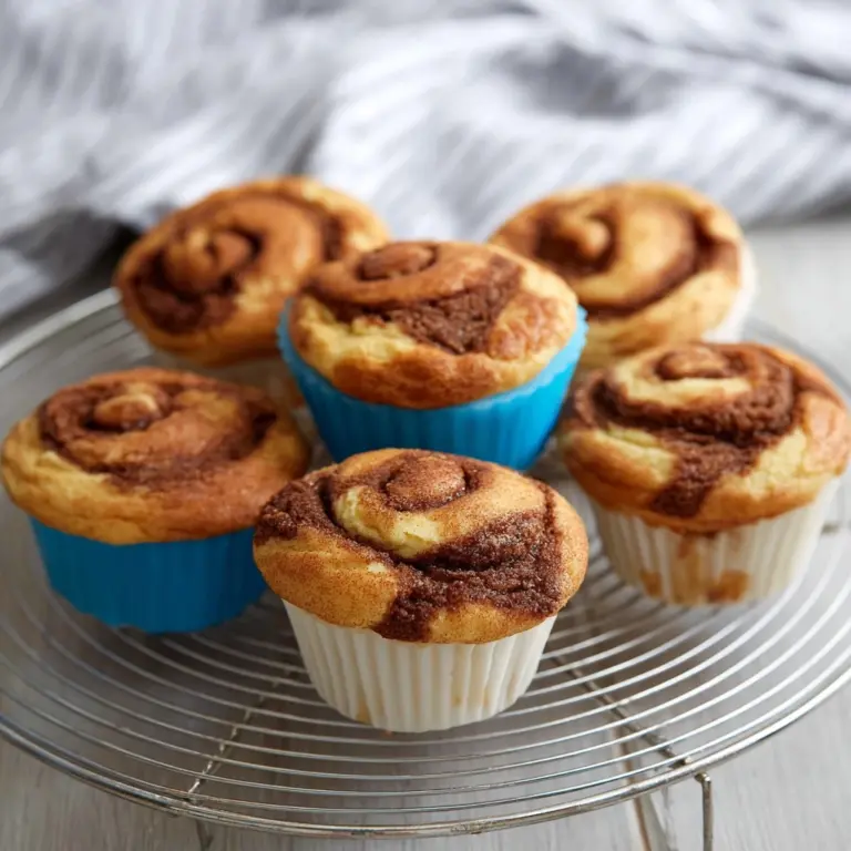 Cinnamon Roll Protein Muffins