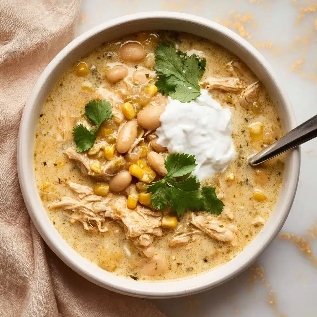 Creamy Crockpot White Chicken Chili Recipe - Recipe Image